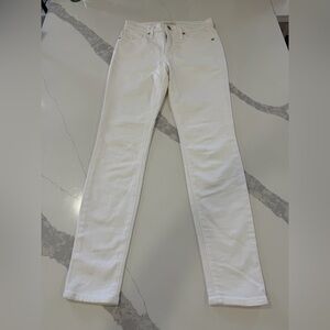 Madewell Women's White Straight Leg Jeans